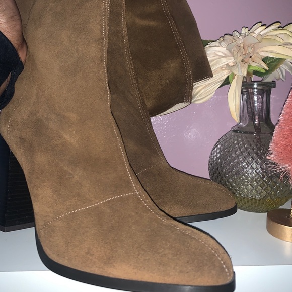 Zara Tall leather suede boot - Picture 3 of 8